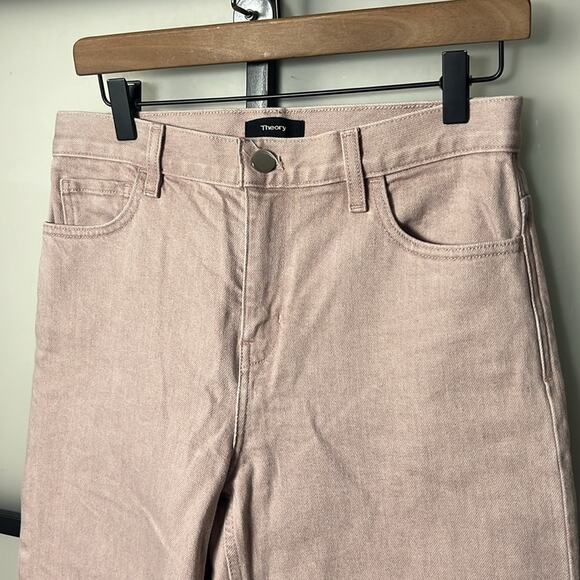 THEORY Womens Jeans Dyed Wash Denim in Blush Size 28 - Picture 4 of 6